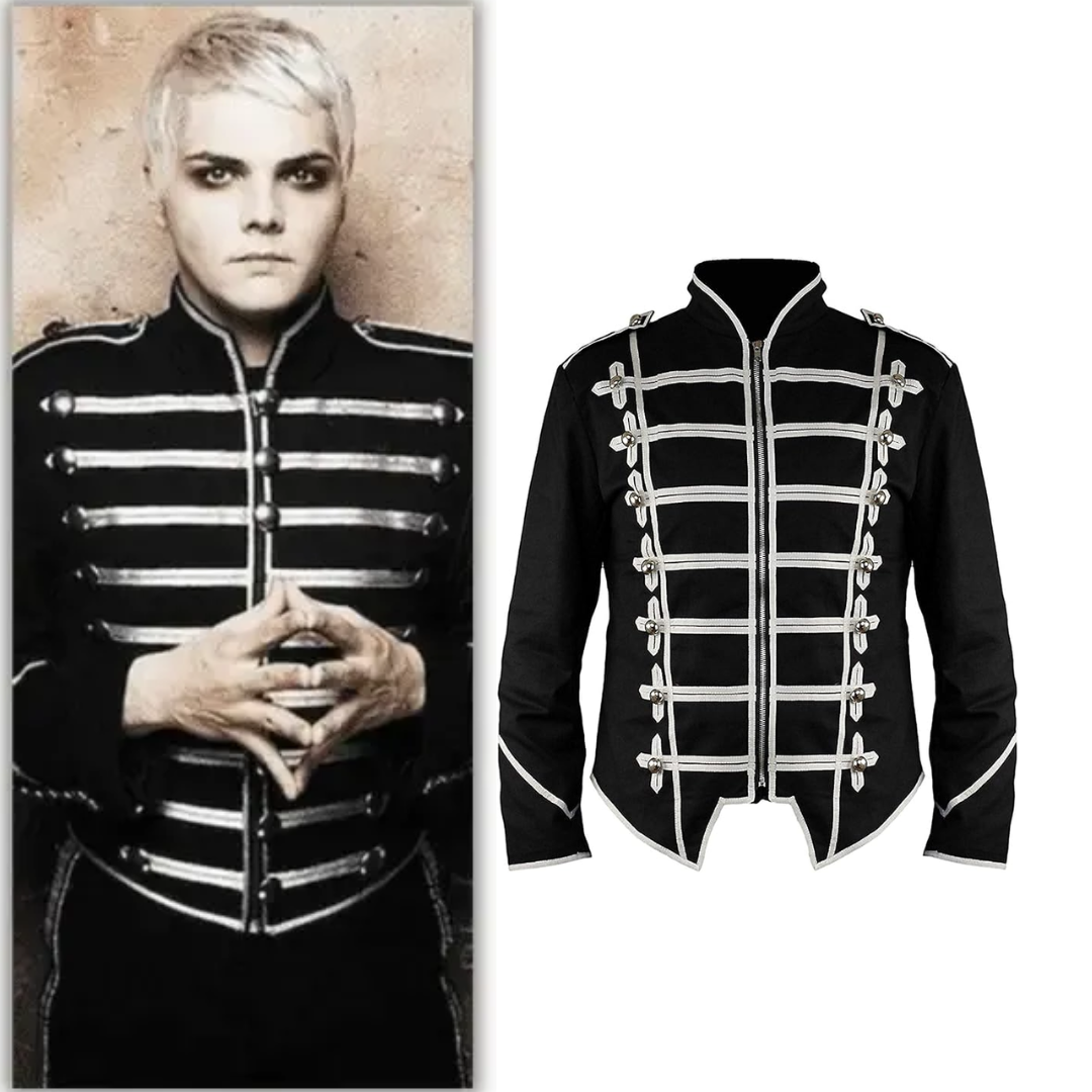 Black fashion Parade Jacket