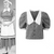 I Love Lucy Costume Doll-collar Blouse