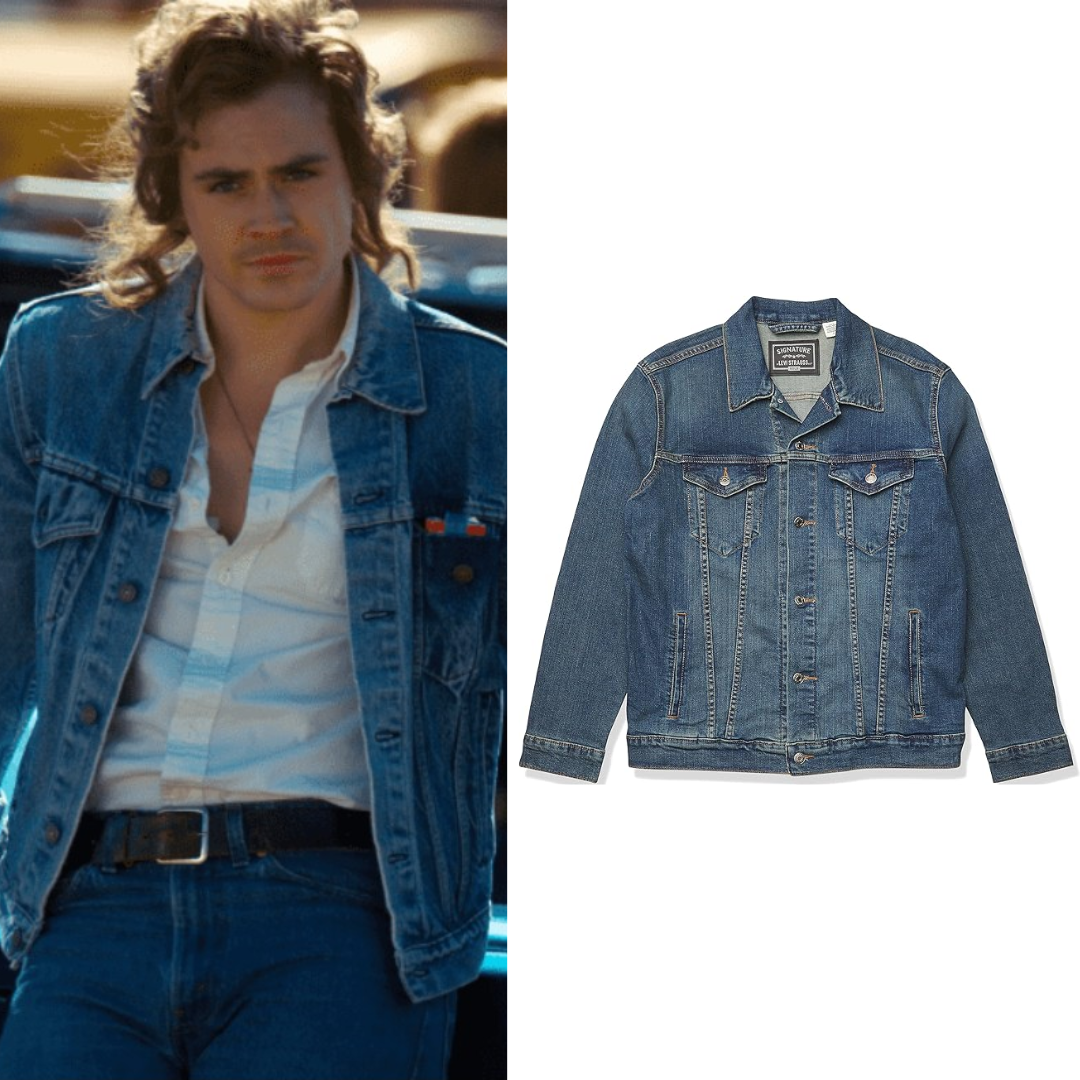 Stranger Things Billy Hargrove Costume Trucker Jacket - Quda Halloween