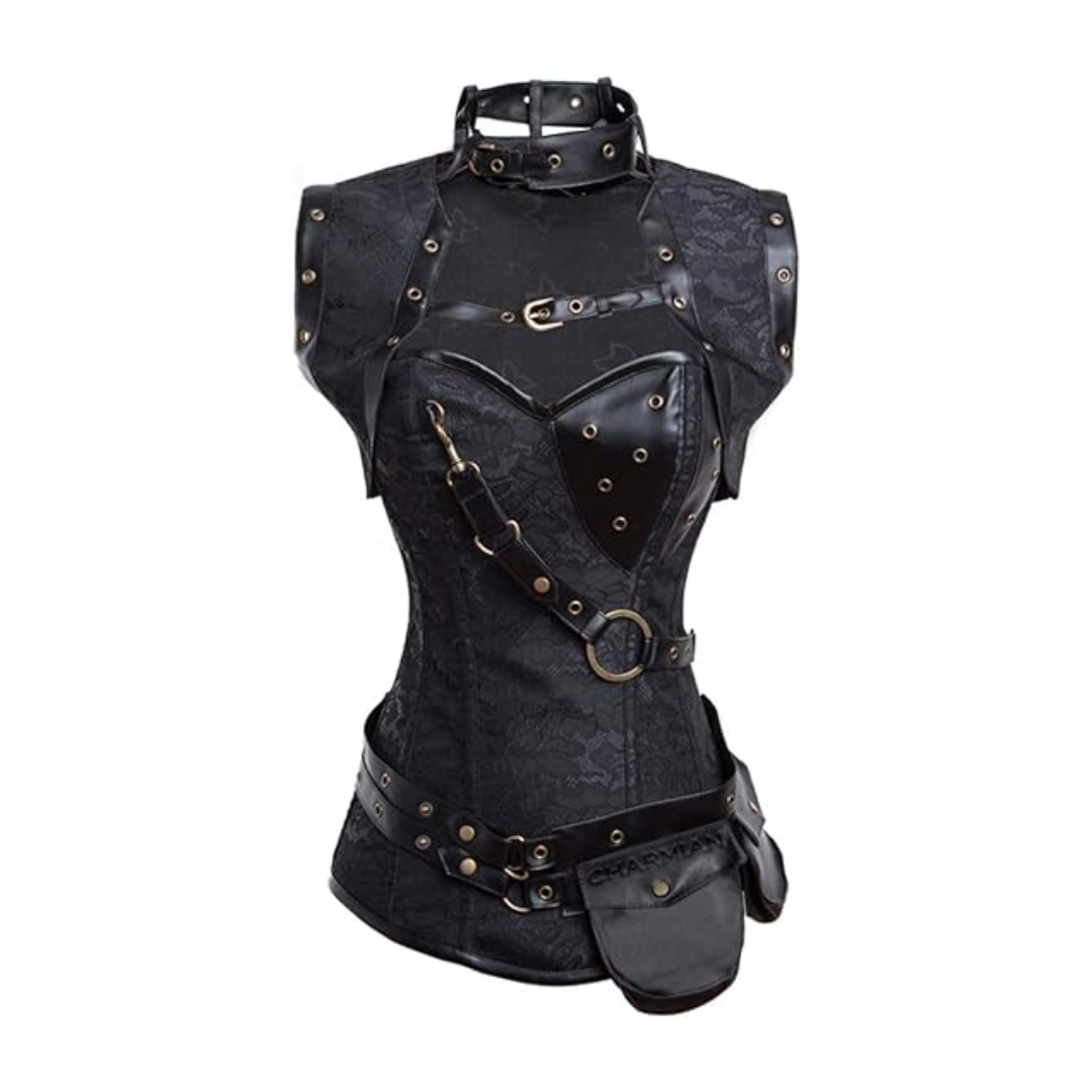 The 100 Octavia Blake Outfits Steampunk Spiral Steel Boned Corset Tops Bustier