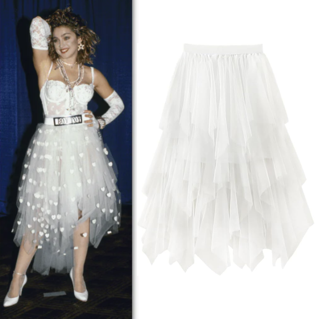 Like A Virgin Madonna Costume Tulle Skirts