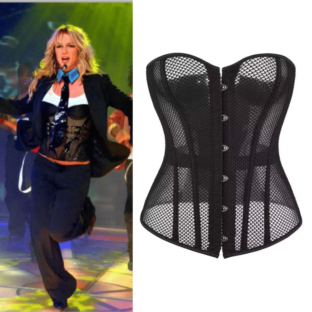Britney Spears Me Against The Music Costume Corset