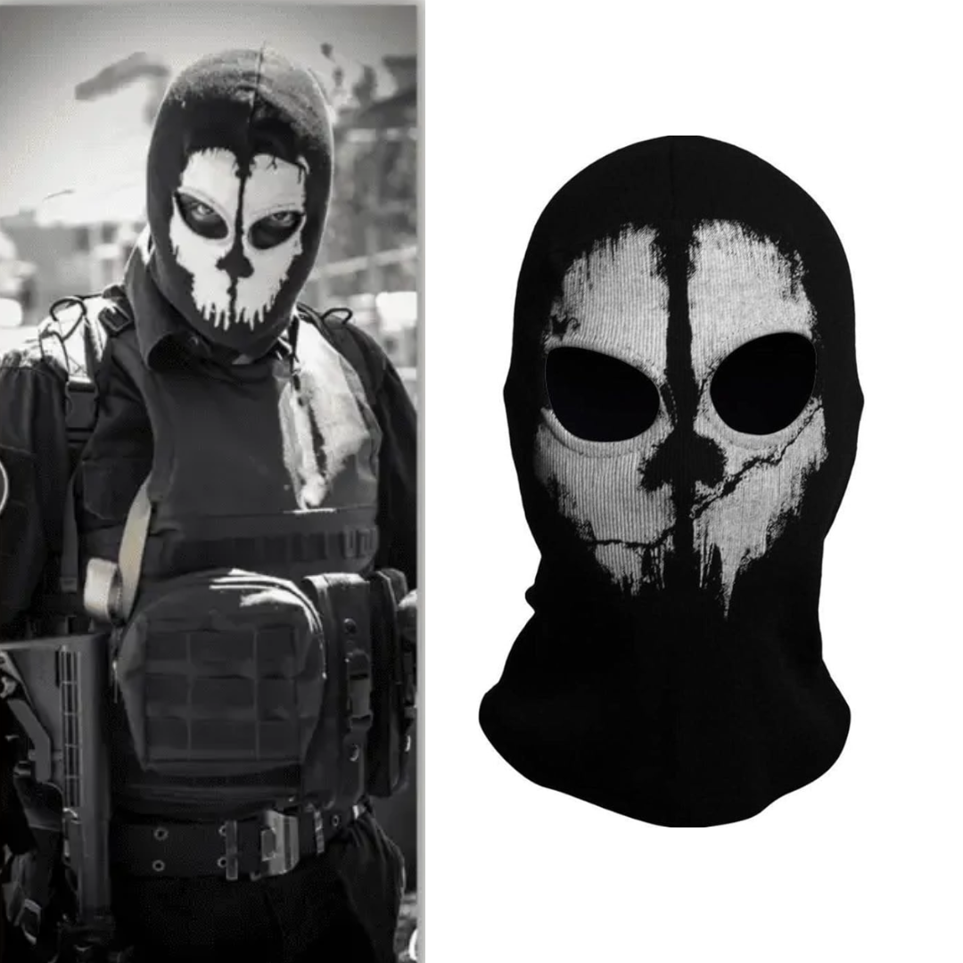 Logan Cod Face Call Of Duty Logan Walker Cosplay Ghost Print Stocking Balaclava Mask ...