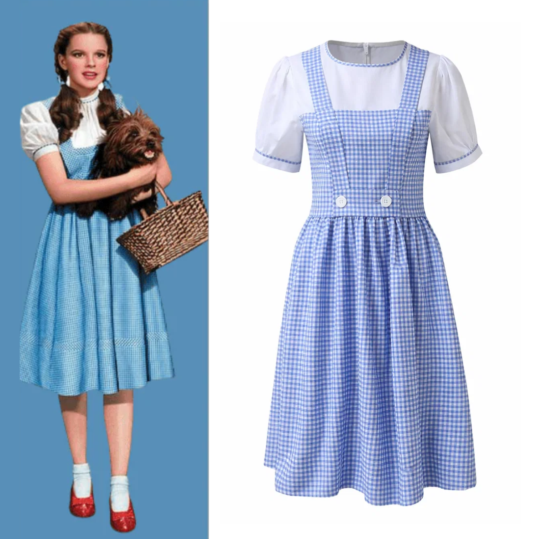The Wizard of Oz Dorothy Gale Costume Dress
