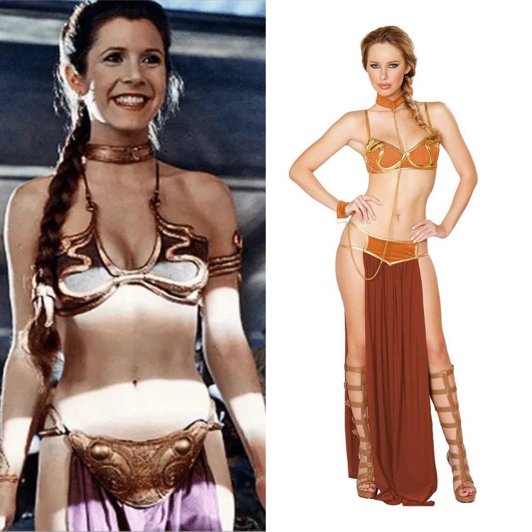 Slave princess factory adult halloween costume