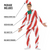 Christmas Costume Candy Cane Adult Costume