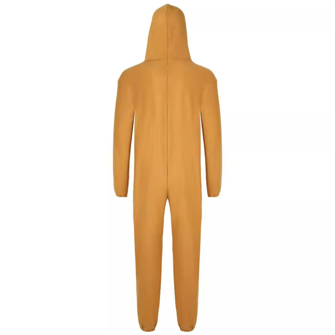 Christmas Gingerbread Man Clothes Long Sleeve Cosplay Costume