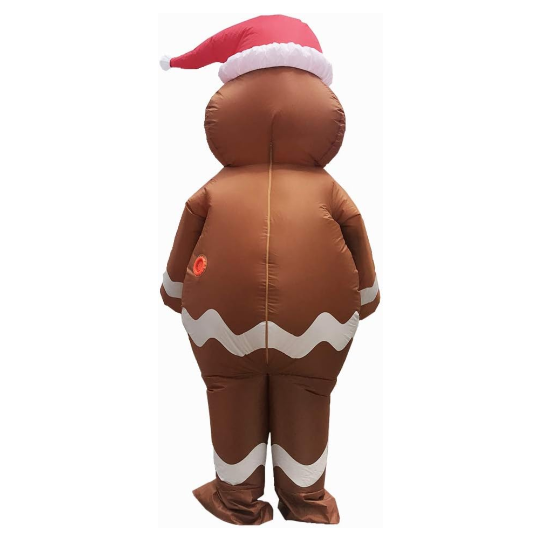 Christmas Inflatable Gingerbread Man Costume