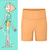 Steven Universe Pearl Cosplay Athletic Workout High Waist GYM Biker Shorts