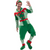 Christmas Santa Elf Costume Helper Fancy Dress Red and Green