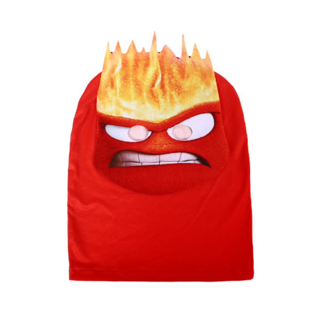 Anger Inside Out Costume Headwear