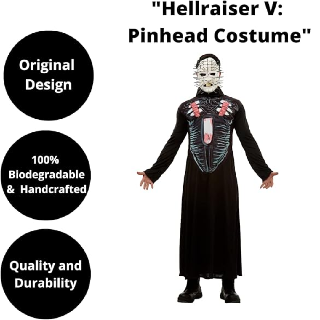 Hellraiser Pinhead Costume with Mask