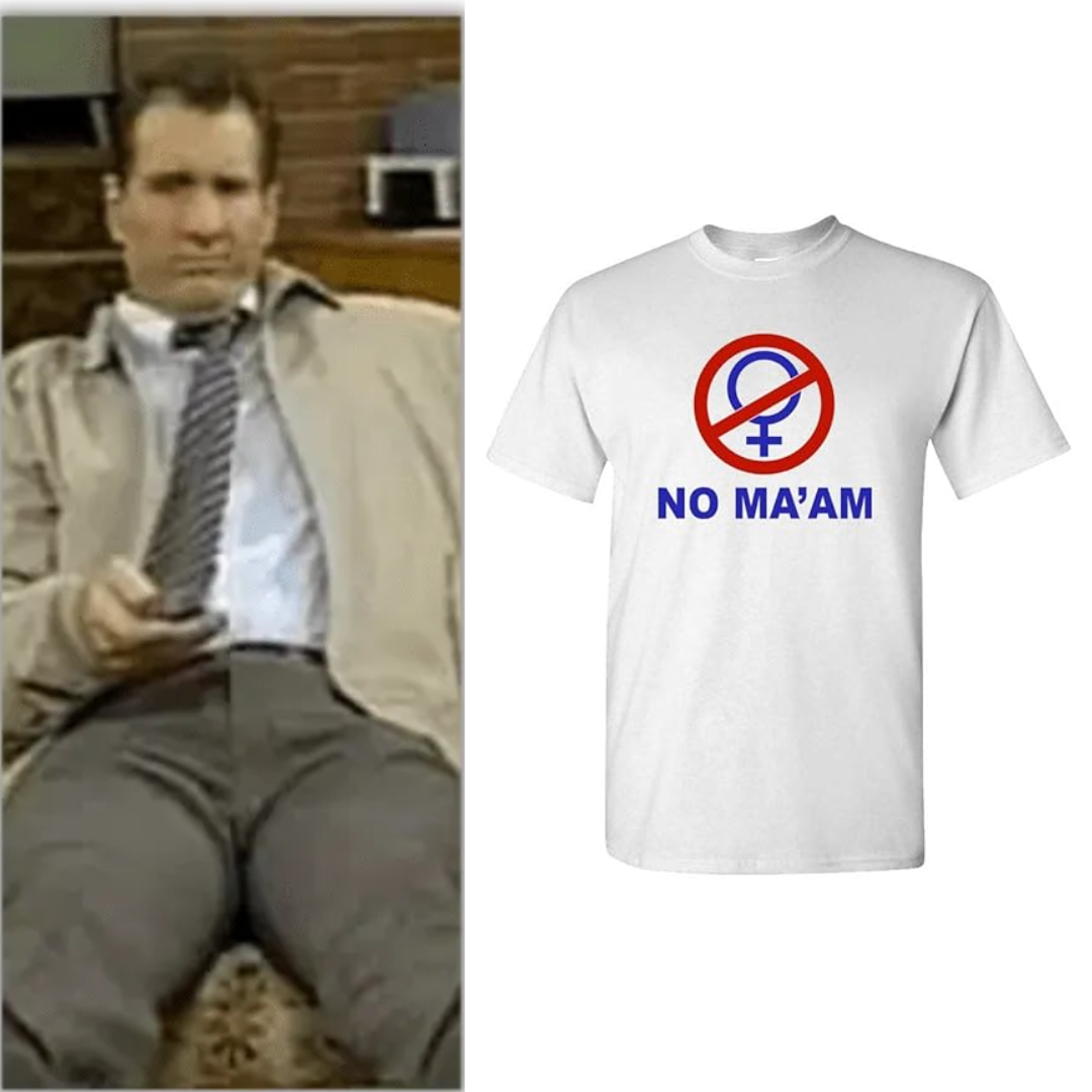 Married With Children Al Bundy Costume NO MA&#39;AM Unisex T-Shirt