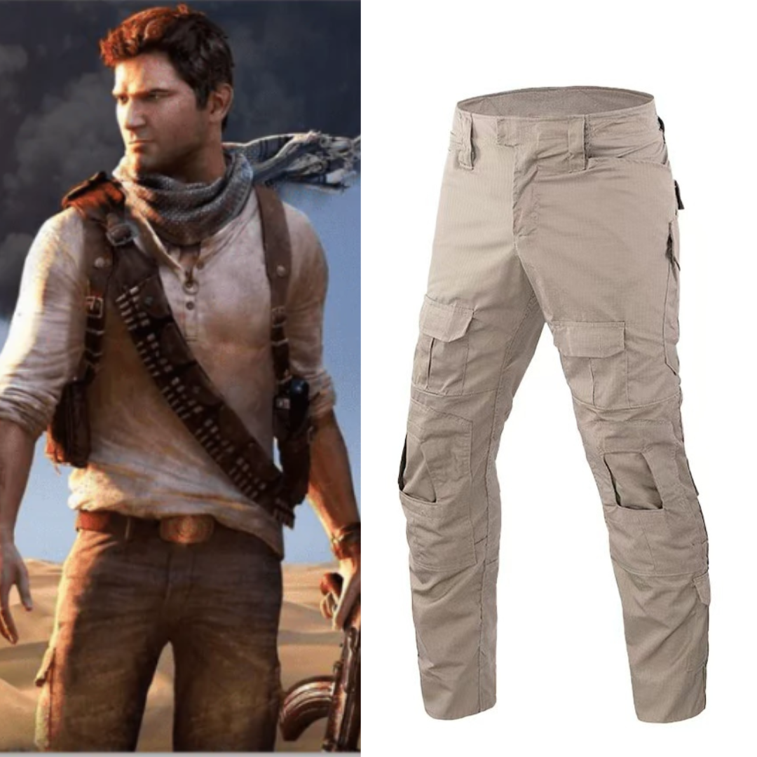 Uncharted Nathan Drake Costume Cargo Tactical Pants