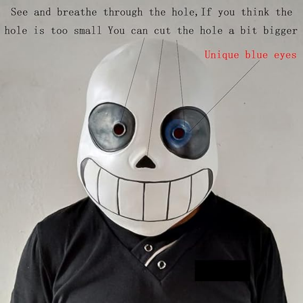 Mask Tale Undertale Undertale Sans Cosplay Full Head Mask - Quda Halloween