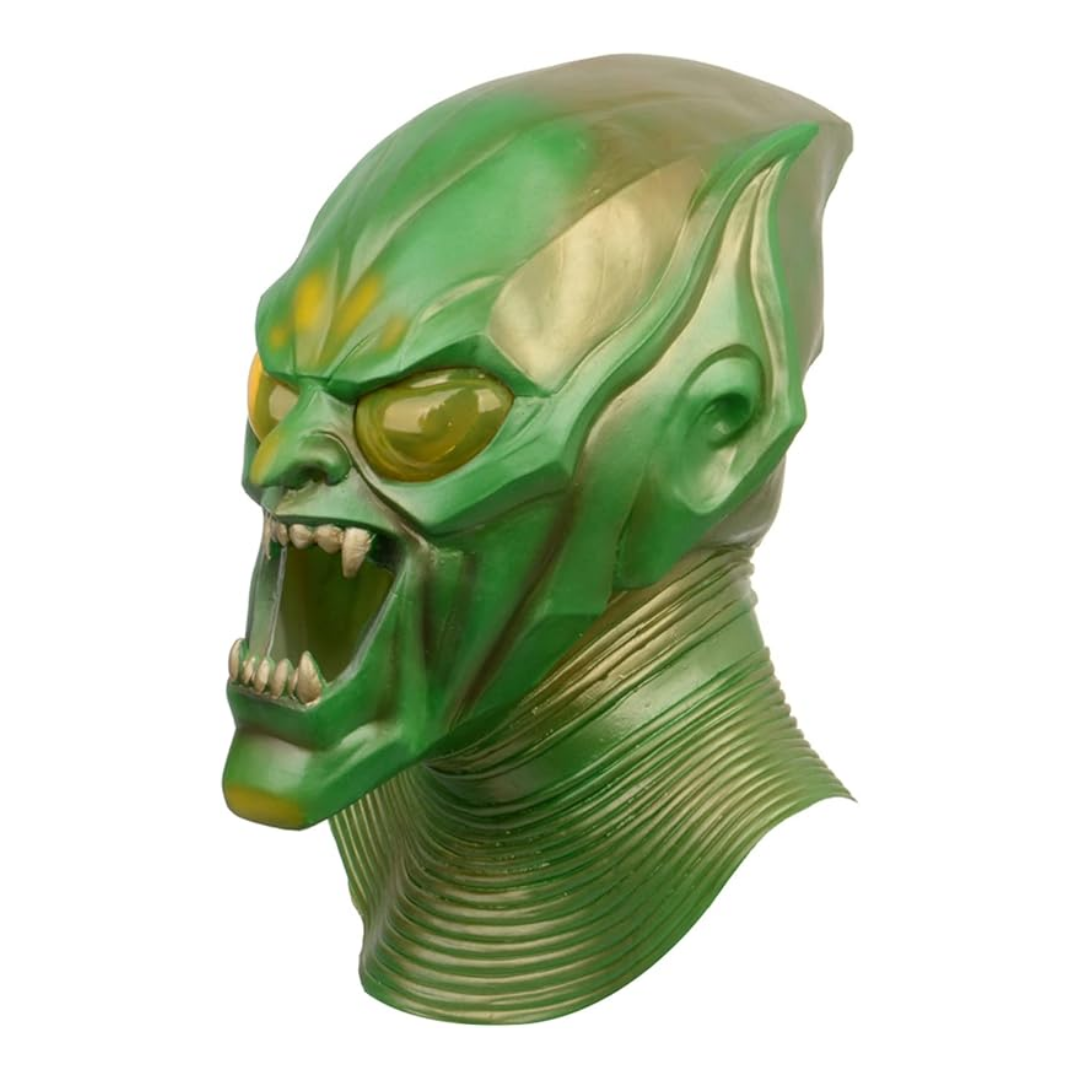 Spider-Man Green Goblin Costume Latex Green Mask