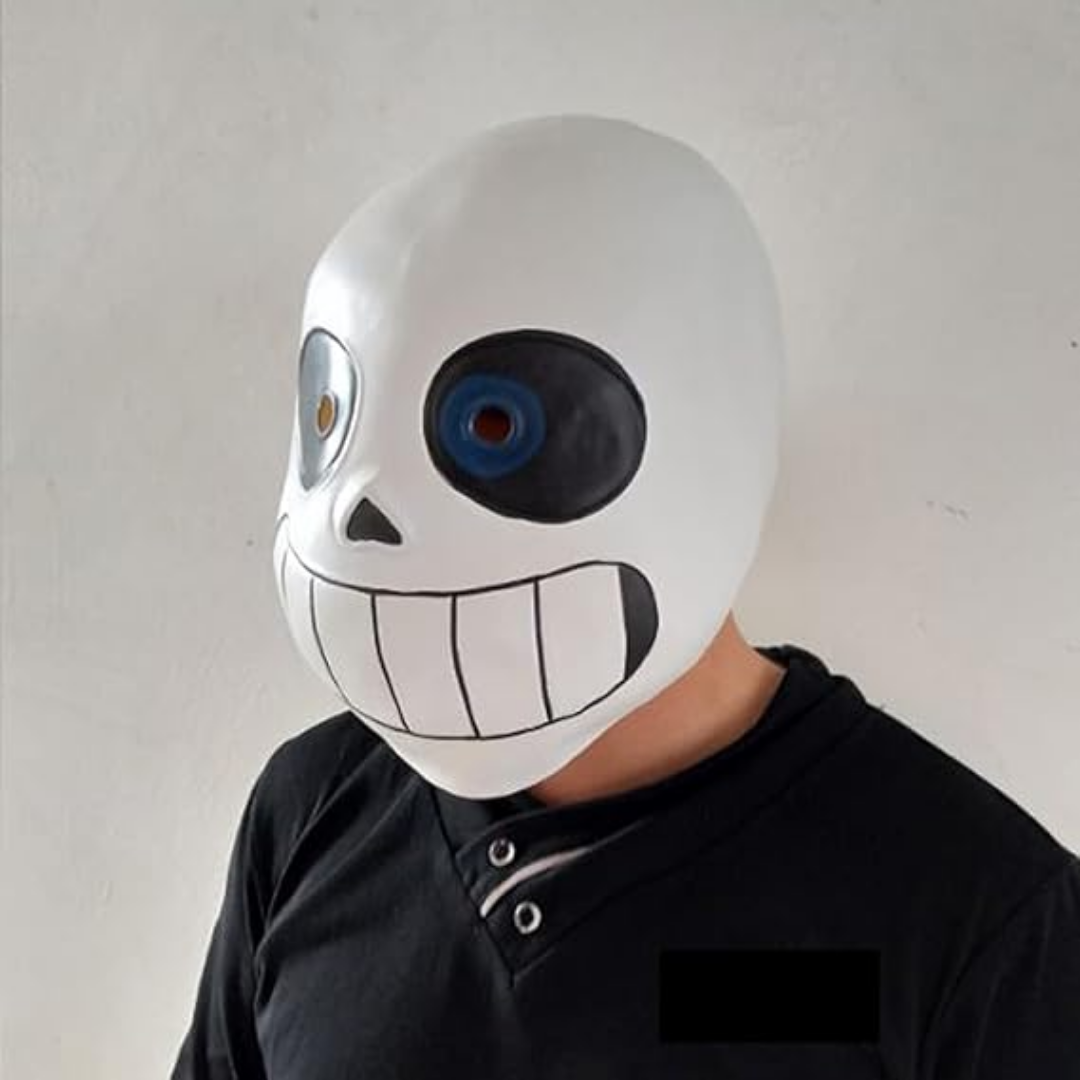 Undertale Sans Cosplay Full Head Mask - Quda Halloween