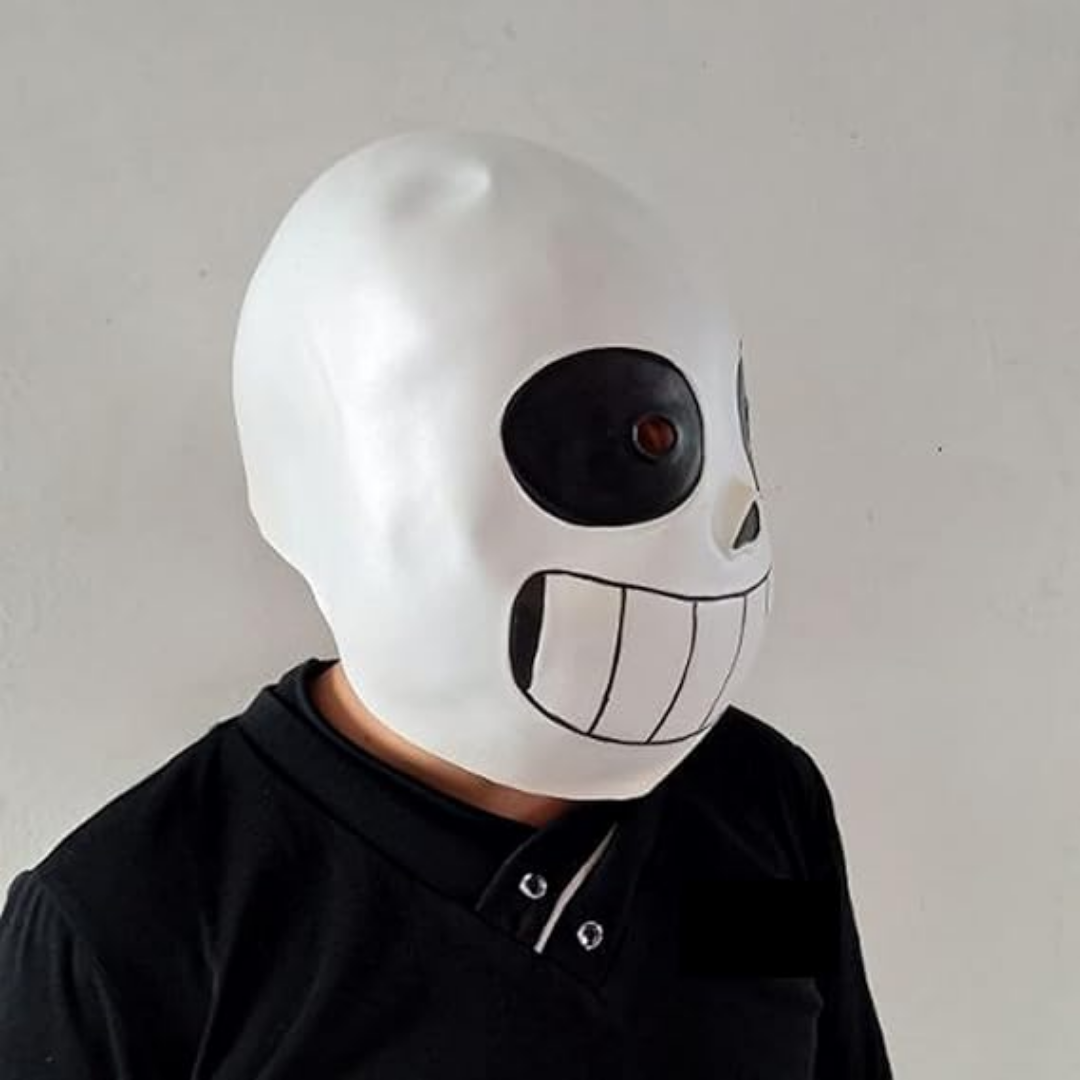 Undertale Sans Cosplay Full Head Mask - Quda Halloween