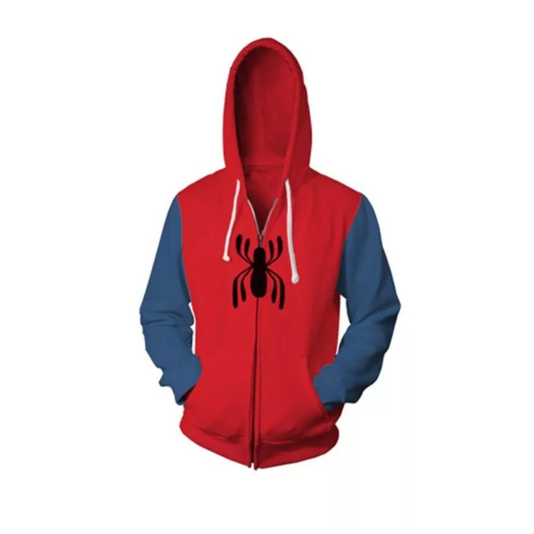 Spider-Man: Homecoming Spider-Man Homemade Suits Costume 3D Printed Hooded