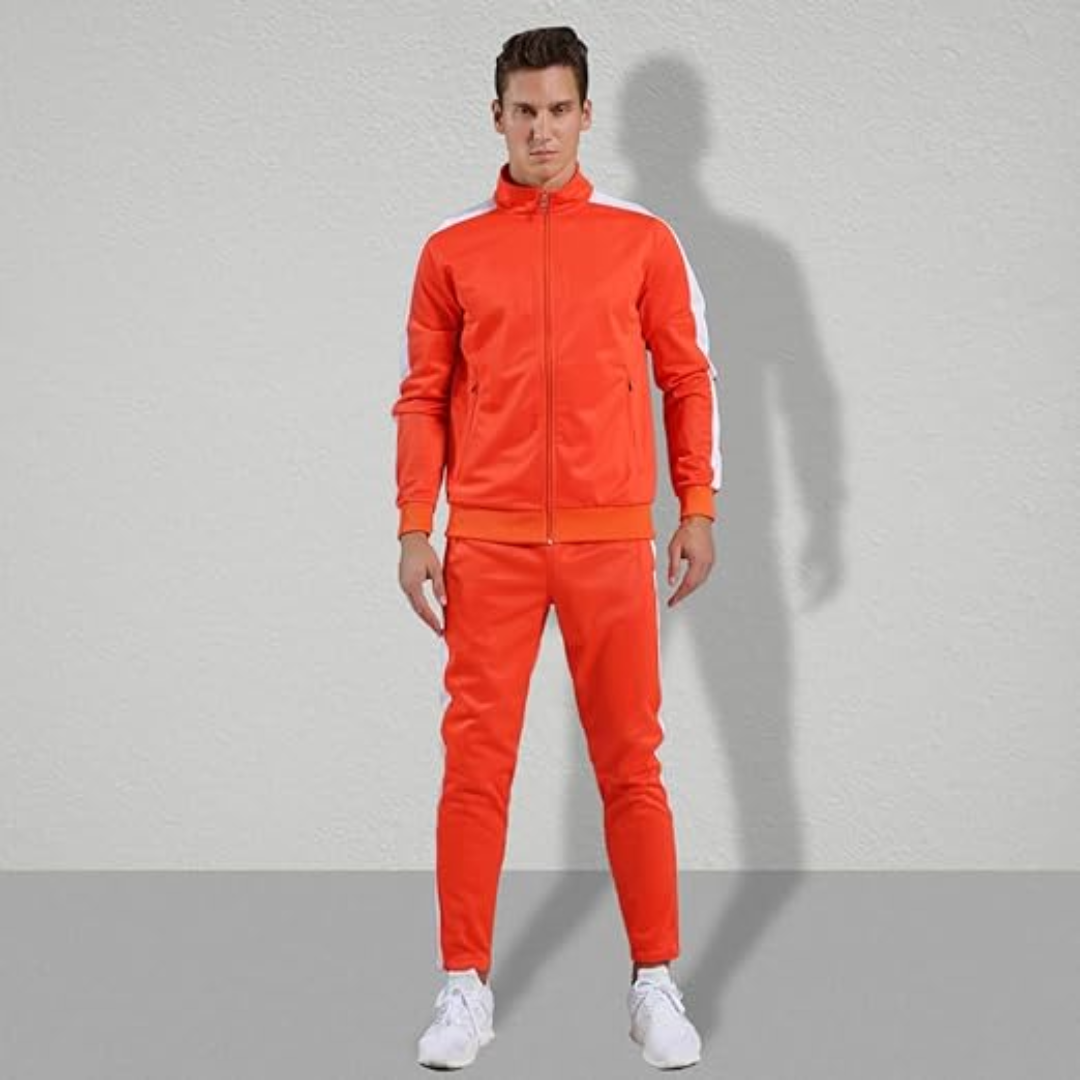 Despicable Me Vector Costume Orange Tracksuit Set Sports Gym Training Suits