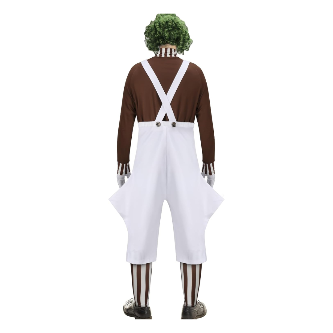 Charlie And The Chocolate Factory Oompa Loompa Costume Jumpsuit Outfit