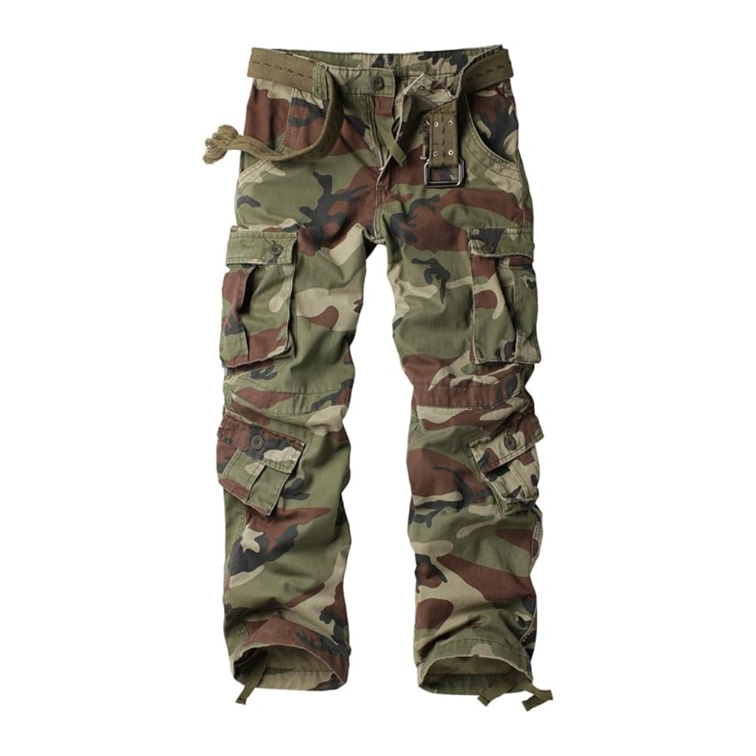 Dr. DisRespect Costume Military Army Camo Combat Work Cargo Pants