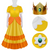 Mario Princess Daisy Costume Fancy Dress Suit Set