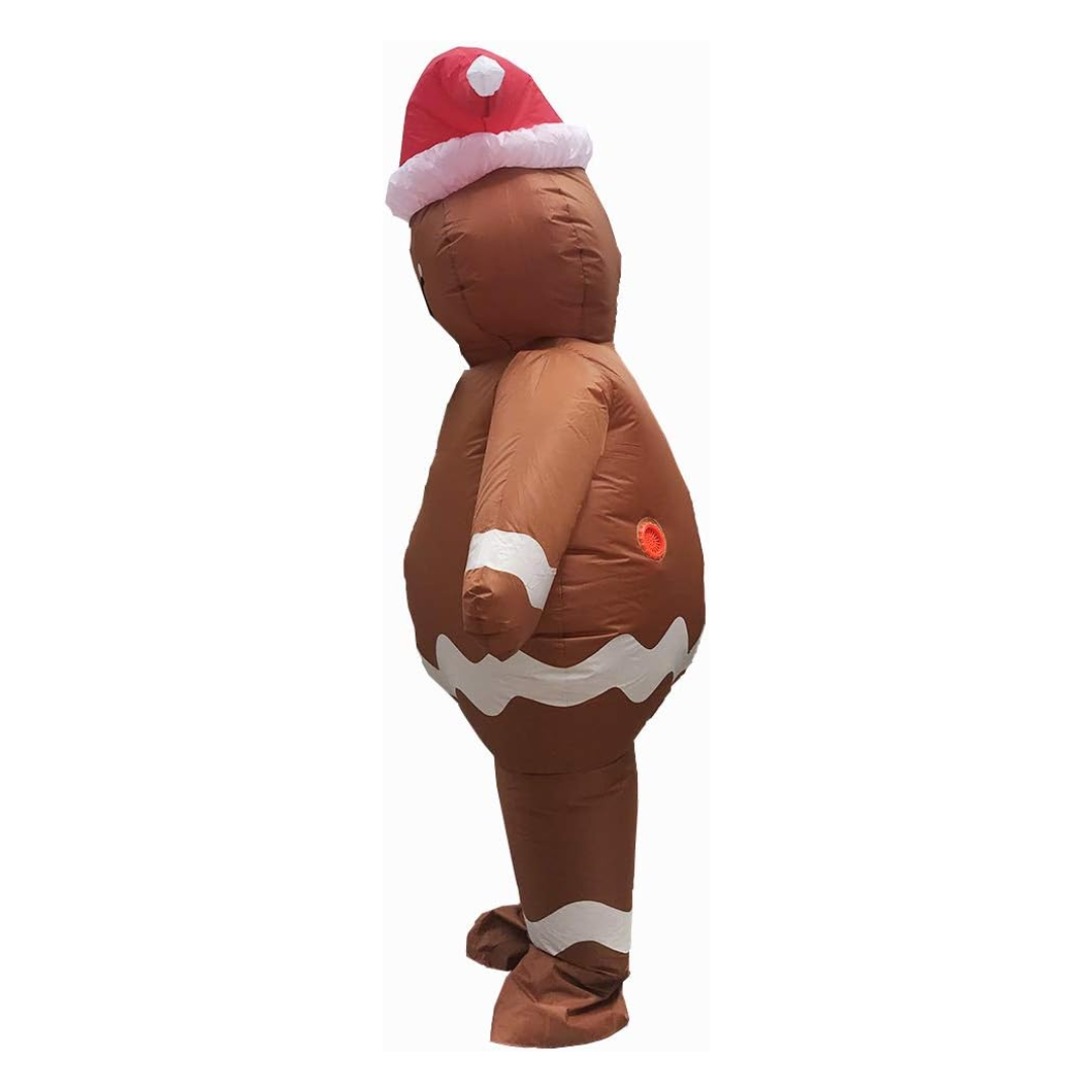 Christmas Inflatable Gingerbread Man Costume