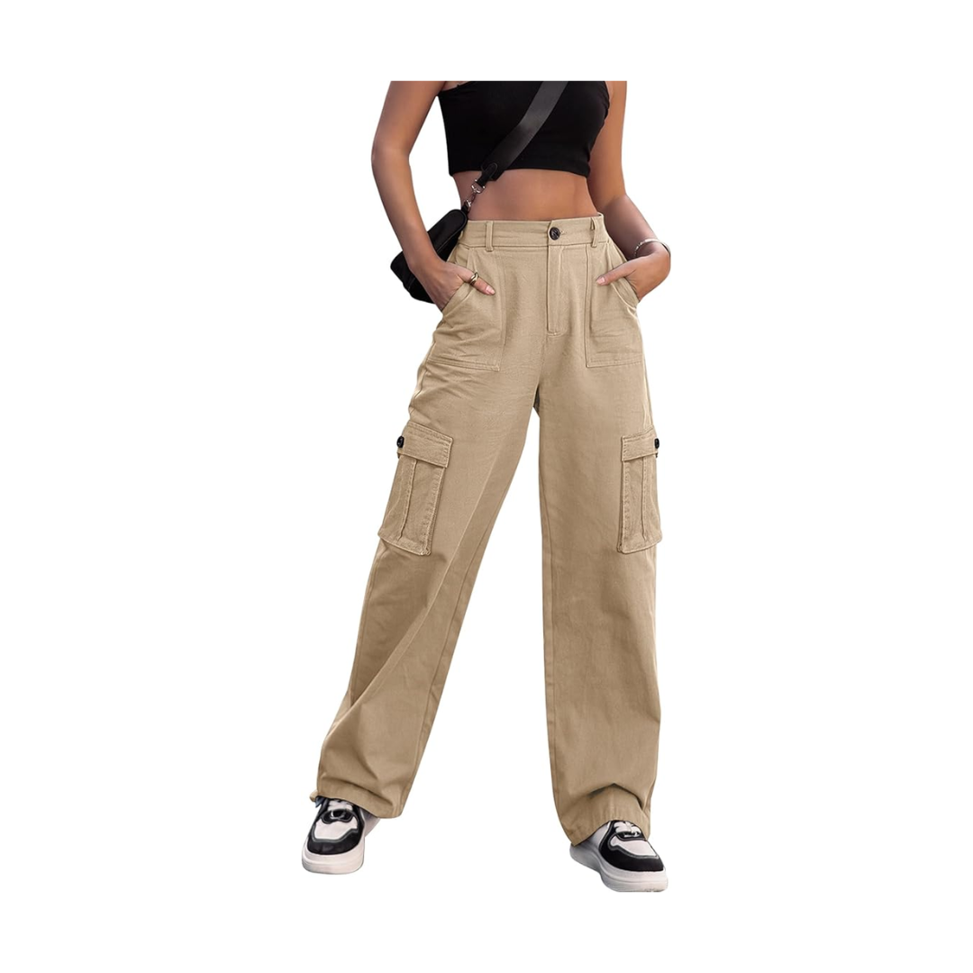 Turning Red Priya Mangal Costume High Waisted Cargo Pants