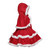 Christmas Costume Dress Suit with Cloak Red