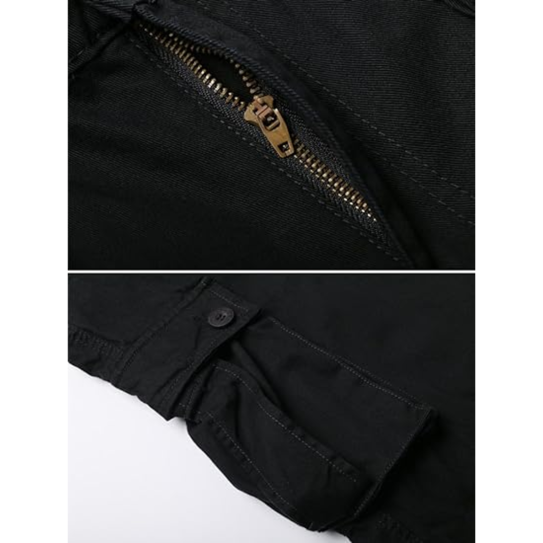 Daredevil Black Suit Costume Cotton Casual Cargo Work Pants