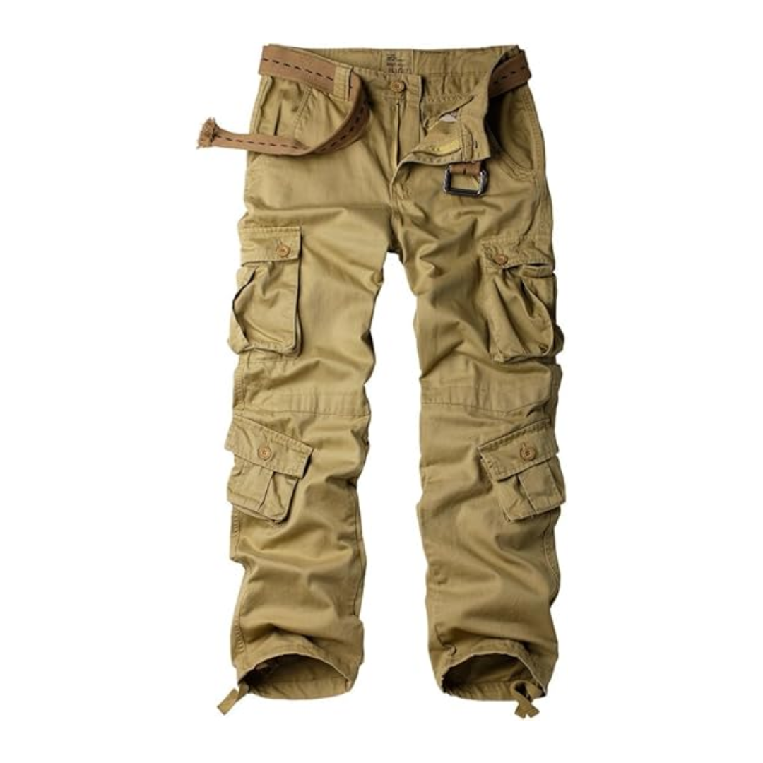 Men's Multi Pocket Cargo Pants – Tactical Military Style Costume Outfit