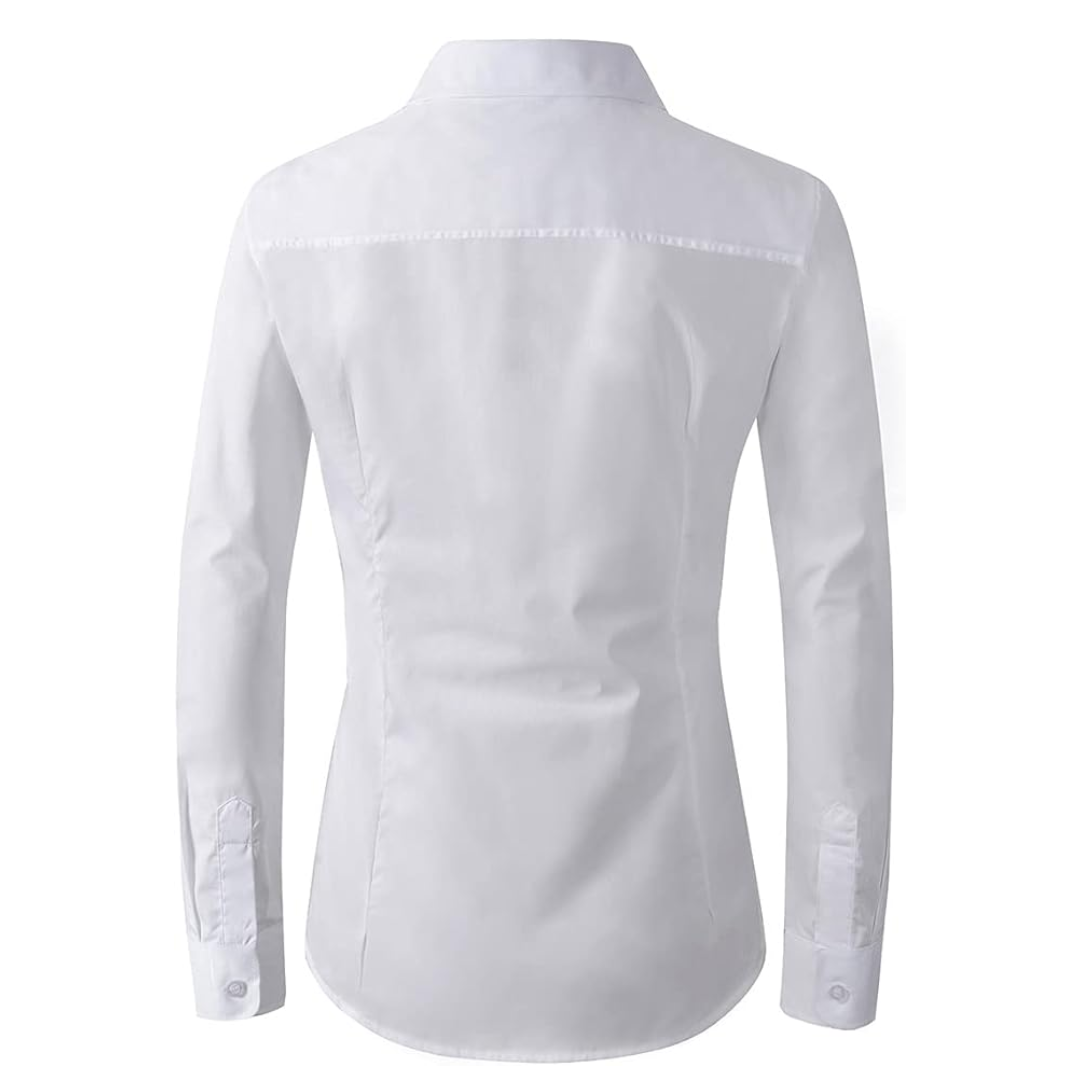 Superwoman Lois Lane Costume Work Wear White Simple Shirt