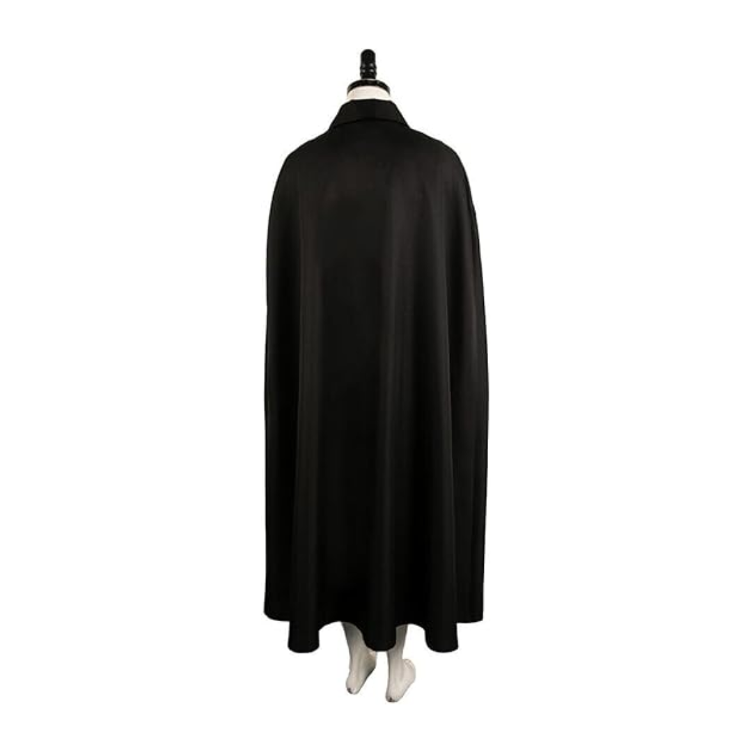 Beetlejuice Delia Deetz Costume Black Cloak Dress Suit