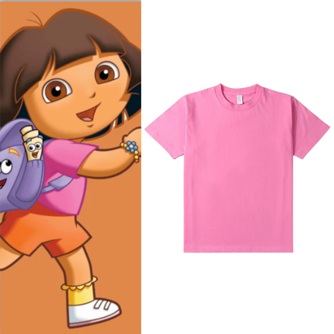 Dora The Explorer Dora Costume Blank Pink T-Shirt