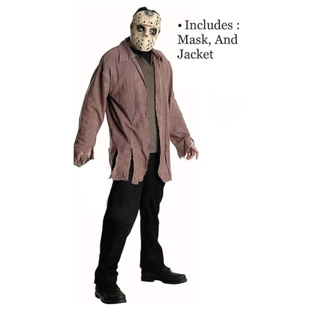 Friday the 13th Jason Costume Shirt and Mask