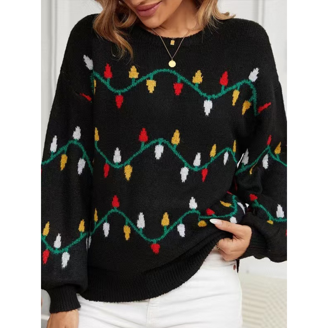 Christmas Light Sweater Fun Holiday Pullovers