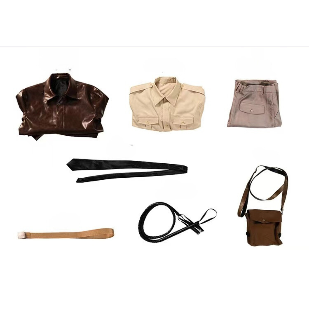 Raiders of the Lost Ark Indiana Jones Costume Cosplay Set