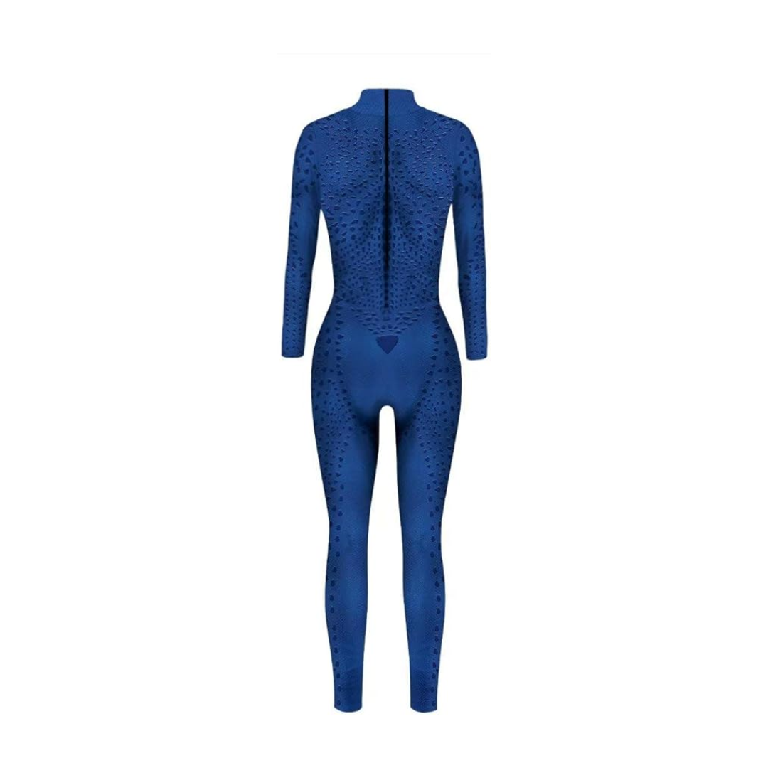 X-men Mystique Costume Blue 3D Print Bodysuit