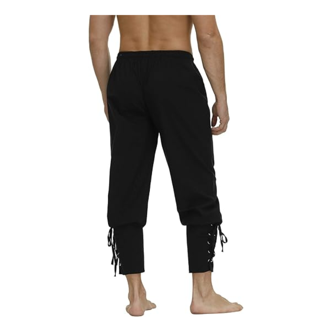 Zorro Costume Ankle Banded Cuff Renaissance Pants