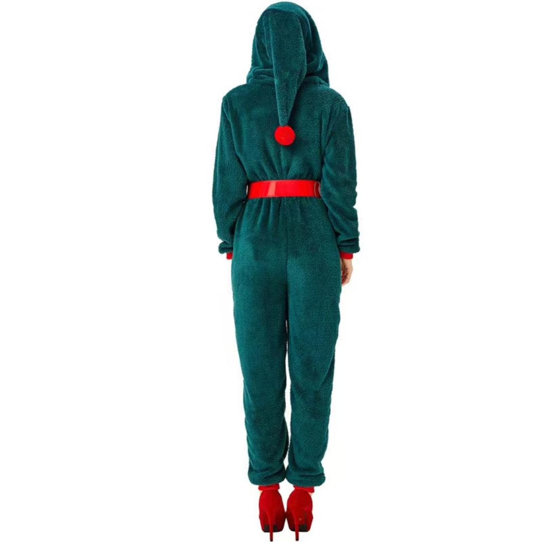 Christmas Costume Sherpa One-Piece Pajamas