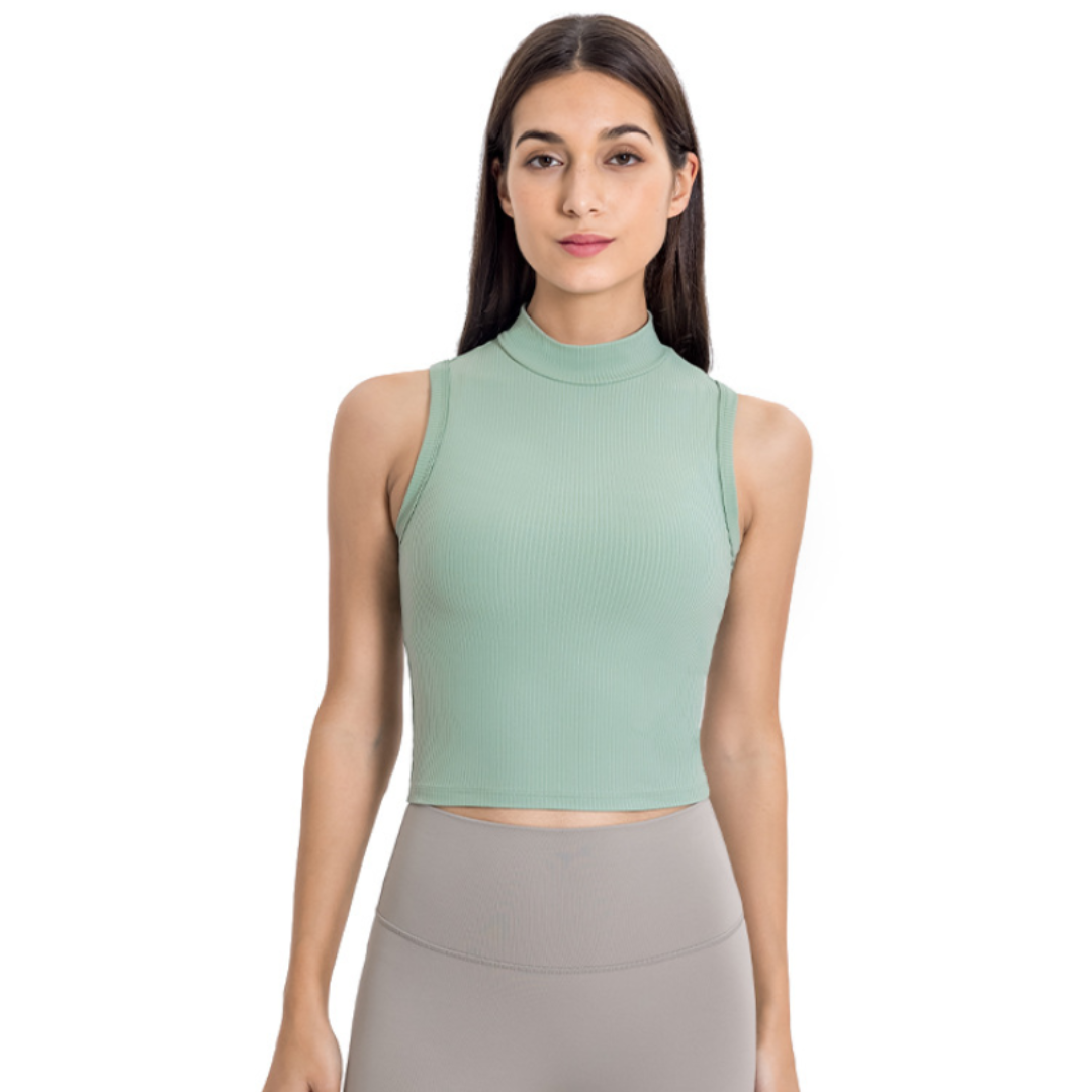 Steven Universe Pearl Cosplay Turtleneck Crop Tank Top