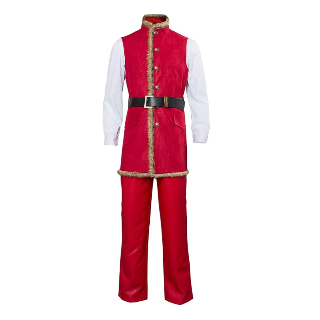 The Christmas Chronicles 2 Santa Claus Costume Christmas Suit Jacket