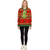 3D T-Rex Red and Green Adult Ugly Christmas Sweater