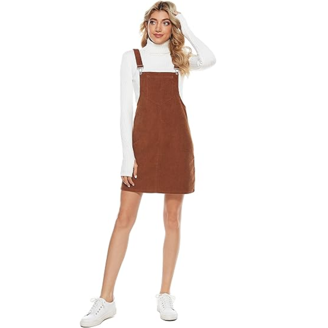 The Shining Wendy Torrance Costume Corduroy A Line Overall Mini Dress - Quda Halloween The Shining Wendy Torrance Costume Corduroy A Line Overall Mini Dress - Quda Halloween