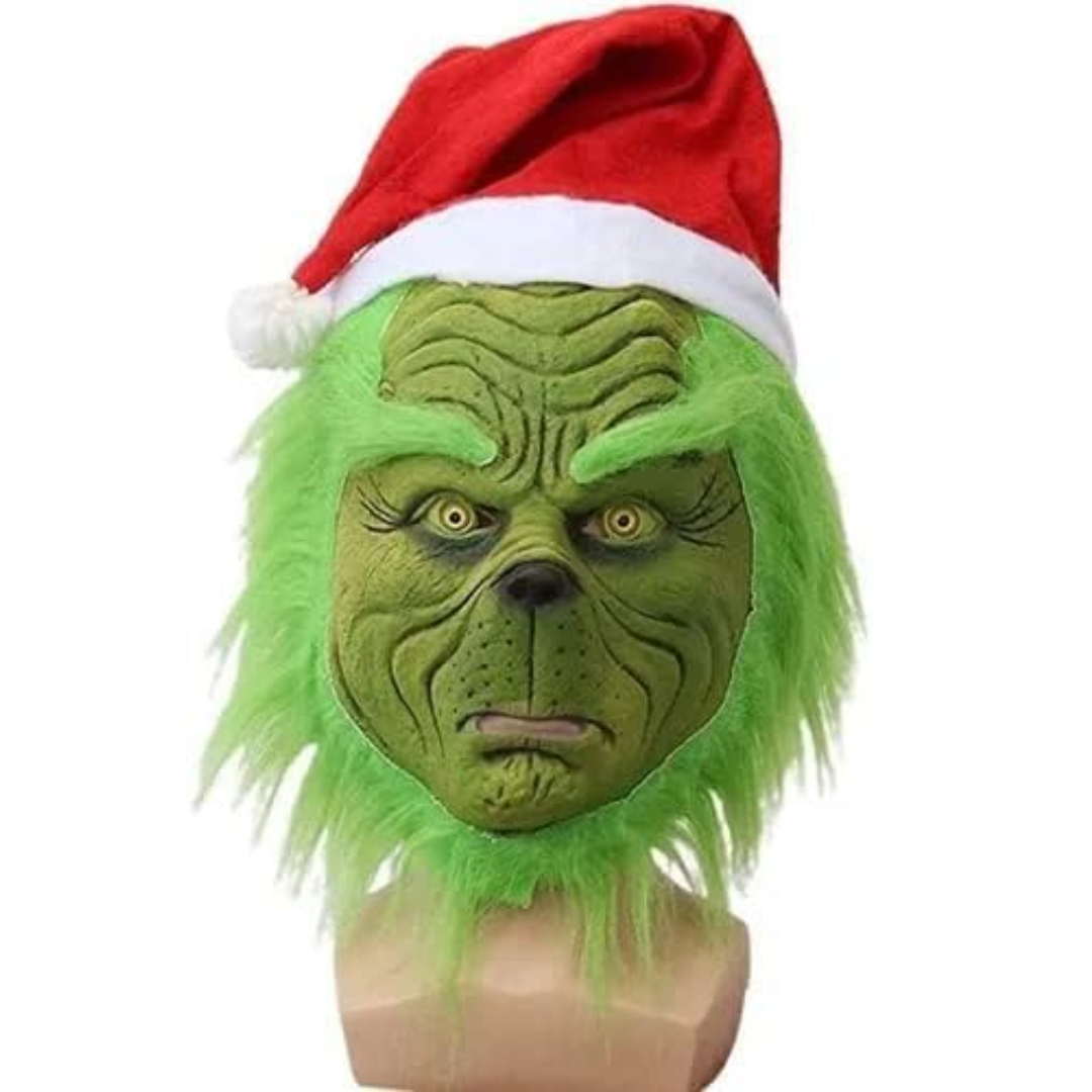 How the Grinch Stole Christmas The Grinch Costume Green Deluxe Santa Costume