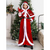 Mrs. Claus Costume Set Velvet 4 Pieces Christmas Costume