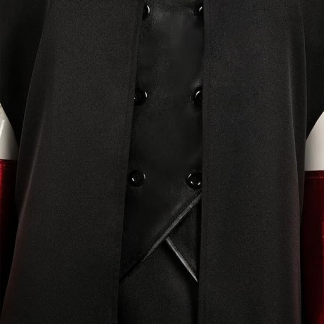 Beetlejuice Delia Deetz Costume Black Cloak Dress Suit