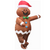 Christmas Inflatable Gingerbread Man Costume