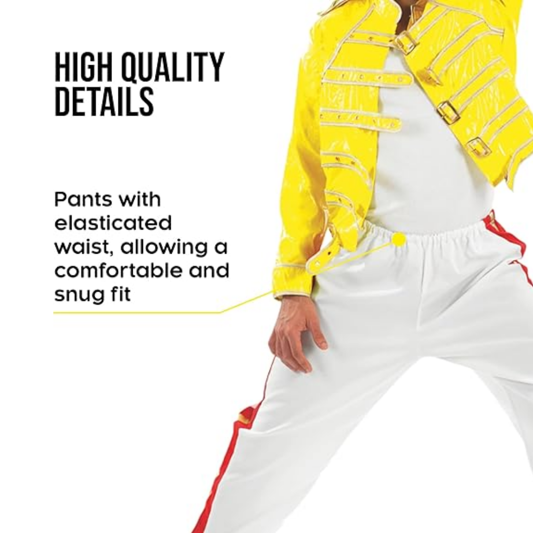 Freddie Mercury Costume 80s Rock Costume